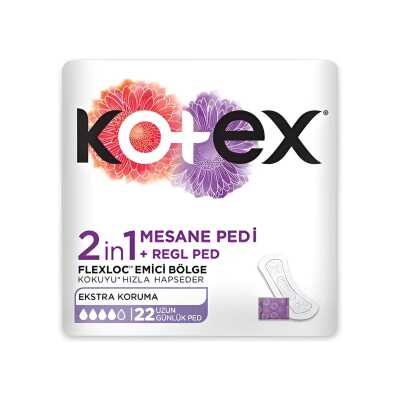 Kotex 2IN1 Regl-Mesane Günlük Ped 352 Adet 16 Paket - 2