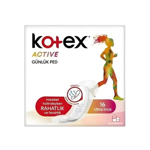  Kotex Active Günlük Ped 256 Adet 16 Paket - 2