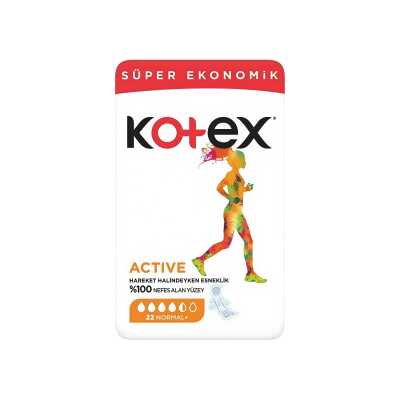 Kotex Active Quadro Normal 22'Li Ped - Kotex