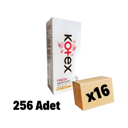 Kotex Anydays Süper Deo Ped 256 Adet 16 paket - 1