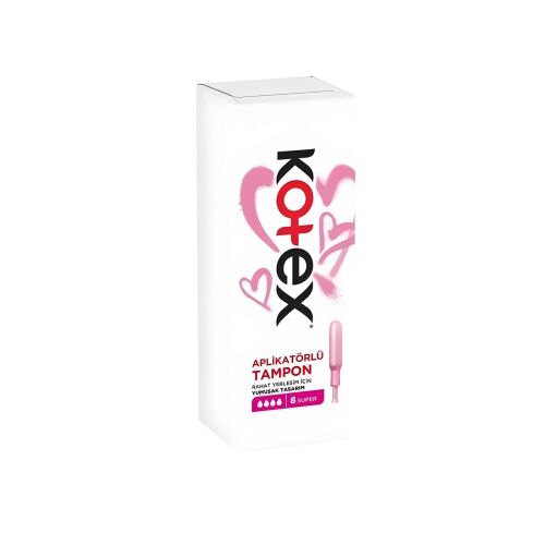 Kotex Aplikatörlü Tampon Süper 128 Adet 16 Paket - 2