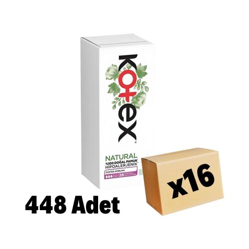 Kotex Clinique Anydays Double Extra Protect Ped 448 Adet 16 Paket - 1