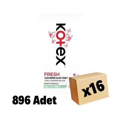 Kotex İnce Günlük Deo Ped 896 Adet 16 Paket - 1