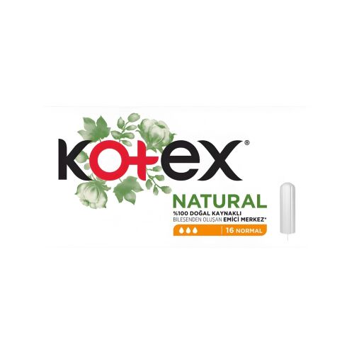 Kotex Natural Tampon Normal 384 Adet 24 Paket - 2