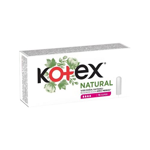 Kotex Natural Tampon Süper 384 Adet 24 Paket - 2