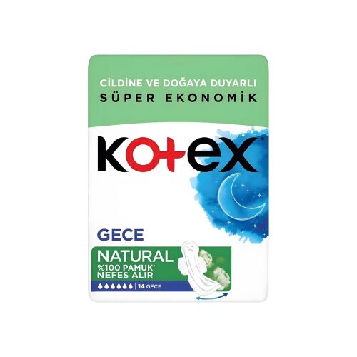 Kotex Natural Ultra Quadro Gece Pedi 168 Adet 12 Paket - 2