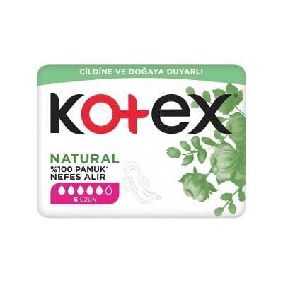Kotex Natural Ultra Single Uzun Ped 144 Adet 24 Paket - 2
