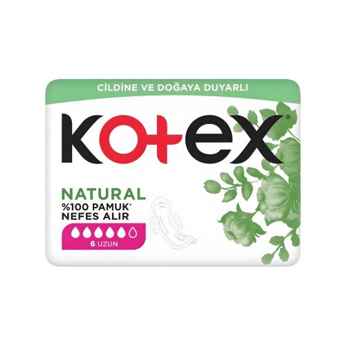 Kotex Natural Ultra Single Uzun Ped 144 Adet 24 Paket - 2