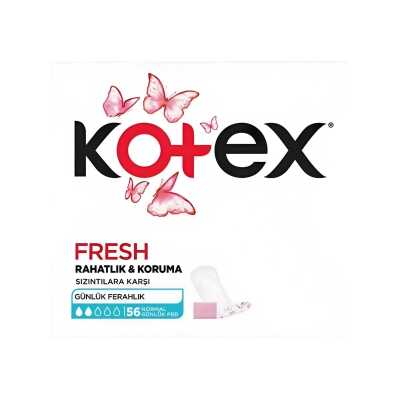 Kotex Normal Günlük 56'Lı Ped Parfümsüz - Kotex