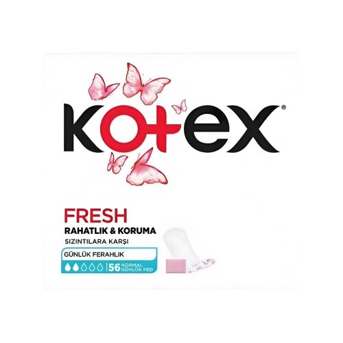 Kotex Normal Günlük 56'Lı Ped Parfümsüz - 1