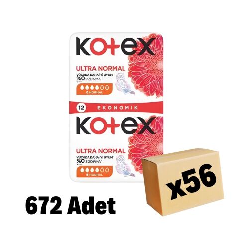 Kotex Ultra Double Normal Ped 672 Adet 56 Paket - 1