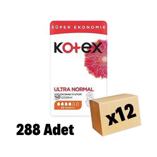 Kotex Ultra Quadro Normal Ped 288 Adet 12 Paket - 1