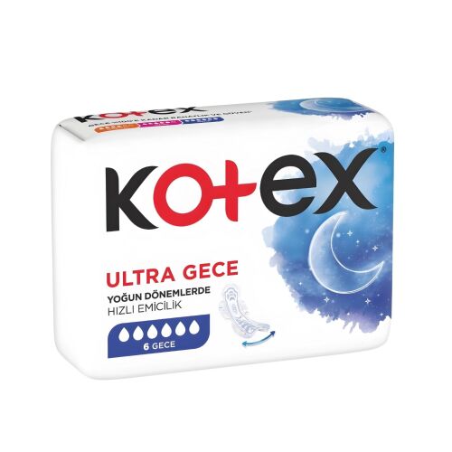 Kotex Ultra Single Gece Ped 144 Adet 24 Paket - 2