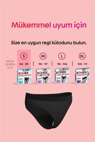 Kotex Yıkanabilir Regl Külodu S Beden 12 Adet 12 Paket - 5