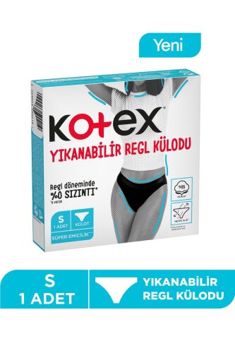 Kotex Yıkanabilir Regl Külodu S Beden - 1