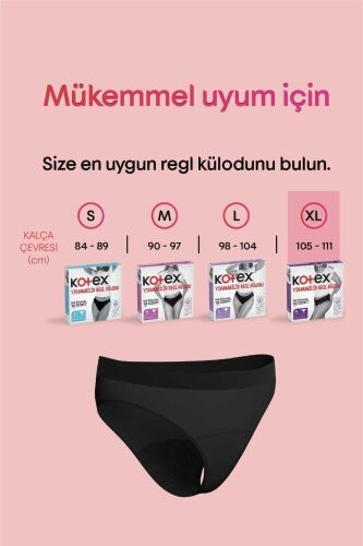 Kotex Yıkanabilir Regl Külodu XL Beden - 4