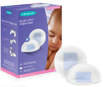 Lansinoh Blue Lock Göğüs Pedi 60 Adet - Lansinoh 