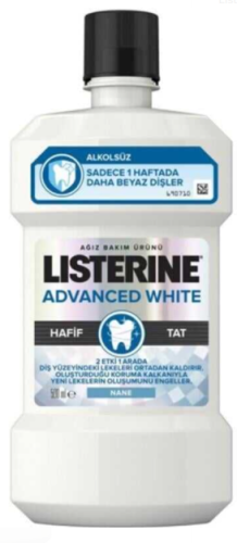 LİSTERİNE ADWANCED WHİTE HAFİF TAT 500 ML - 1