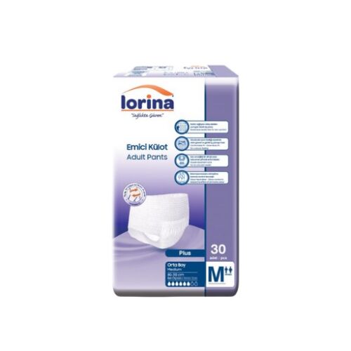 LORİNA EMİCİ KÜLOT M BEDEN 120 Adet 4 Paket - 2