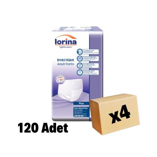LORİNA EMİCİ KÜLOT XL BEDEN 120 Adet 4 Paket - 1