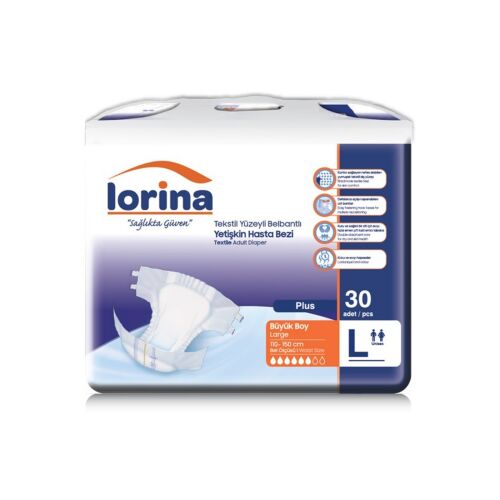 LORİNA YETİŞKİN HASTA BEZİ L BEDEN 120 Adet 4 Paket - 2