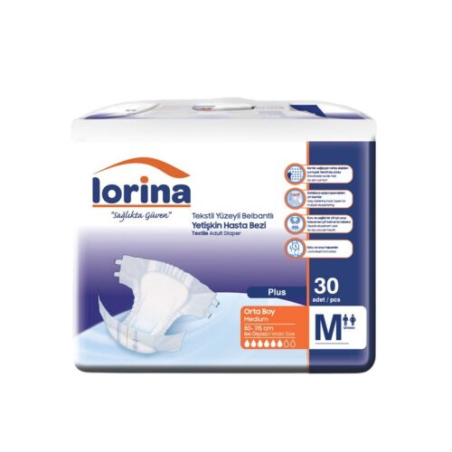LORİNA YETİŞKİN HASTA BEZİ M BEDEN 120 Adet 4 Paket - 2