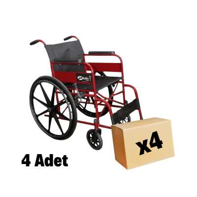 MANUEL TEKERLEKLİ SANDALYE 4 Adet - 3