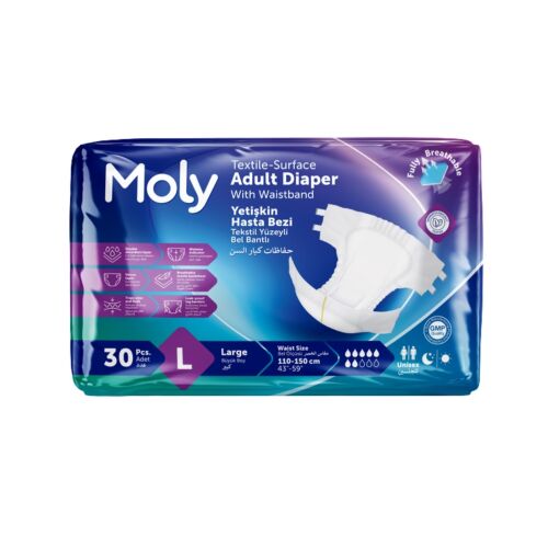 MOLY BEL BANTLI HASTA BEZİ LARGE 30 LU 120 Adet 4 Paket - 2
