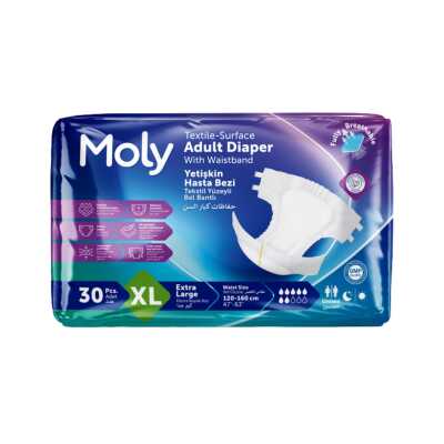 MOLY BEL BANTLI HASTA BEZİ X-LARGE 30 LU - Moly
