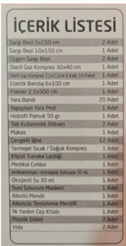 NULİFE İLK YARDIM ÇANTASI ULTRA - 2