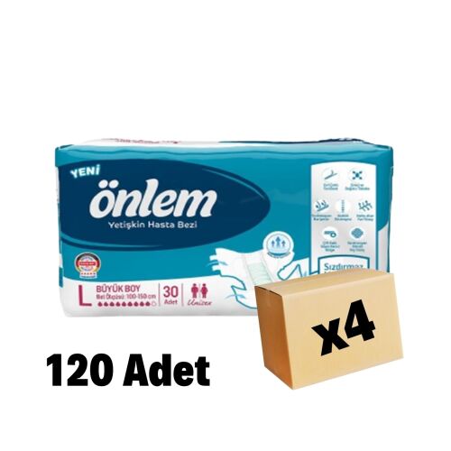 Önlem Hasta Bezi Belbantlı Large 120 Adet 4 Paket - 1