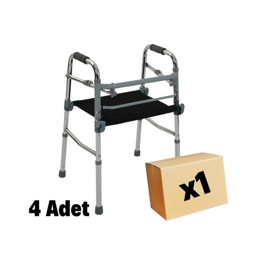 PR-449 Alüminyum Oturaklı Walker 4 Adet 1 Koli - 1