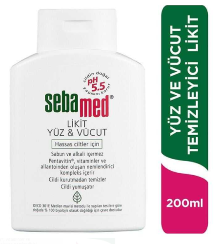 Sebamed Likit Yüz ve Vücut Temizleyici 200 ml - 1