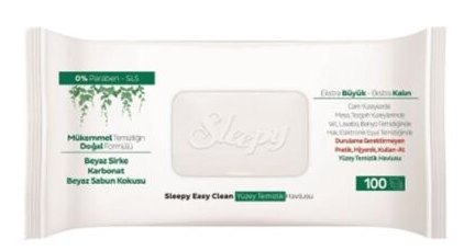 SLEEPY EASY CLEAN YÜZEY TEMİZLİK HAVLUSU 100LU - 1