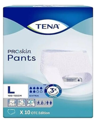 TENA PANTS EXTRA LARGE 10 79261900 - Tena