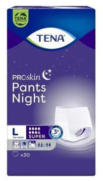 TENA PANTS NIGHT SUPER LARGE 30 79367302 - Tena