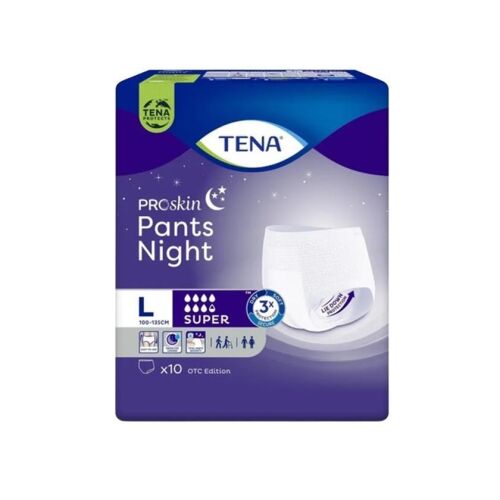 Tena Proskin Pants Night Geçe İçin Süper Emici Külot Large 10 Adet 79367203 - 1